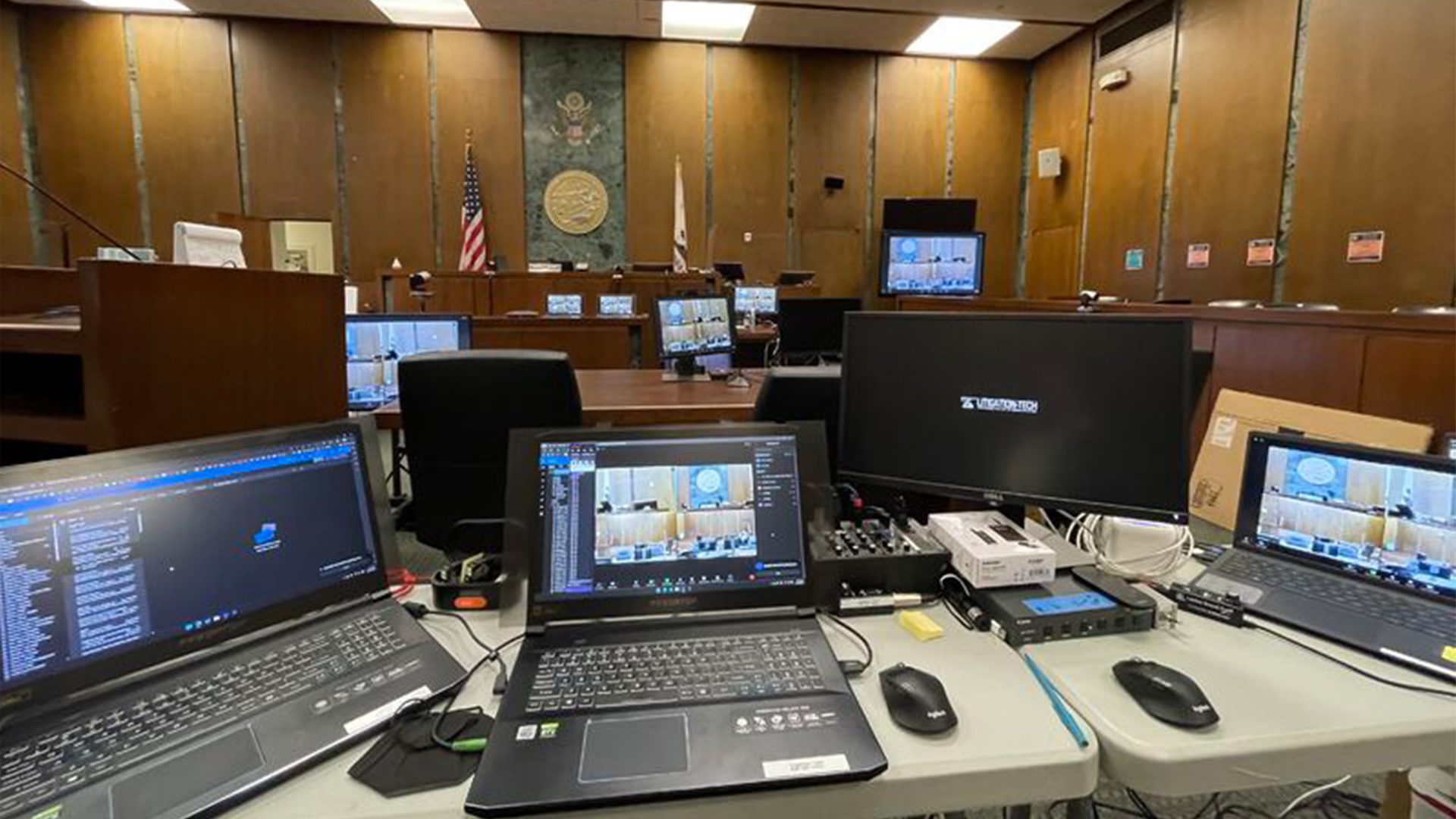 On-site trial technician services for trial presentations and support including technology setup.